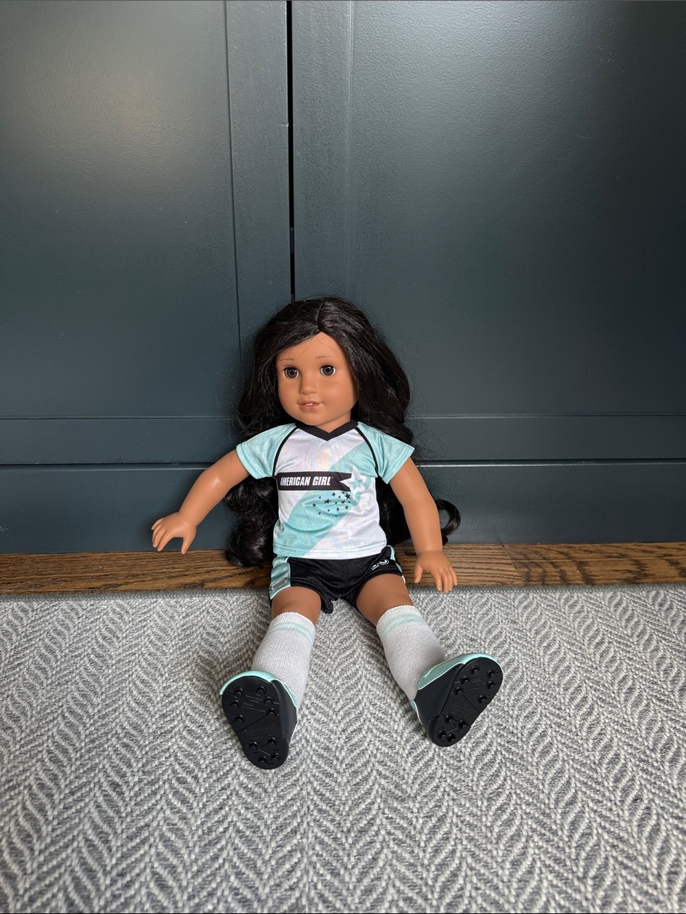 American Girl Doll soccer